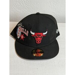 New Era Hat Chicago Bulls Black Windy City 60224616 Fitted 59Fifty